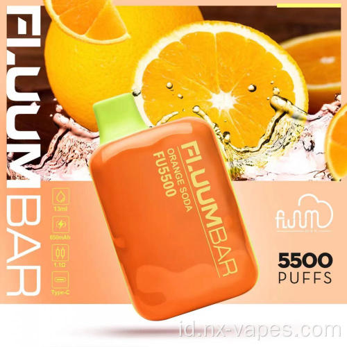 Bilah fluum asli 5500puffs